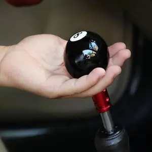 Car Modification Shift Head, 8 Ball Shift Head, Shift Head Handle, Automatic Shift Knob, Car Interior Accessories for Men & Women