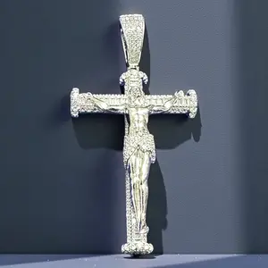 925 Sterling Silver Jesus Crucifix Pendant – 2.5"