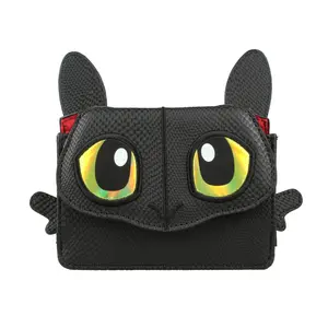 Drag0n 3D Animal Shaped Wallet, Cute Women's Coin Purse, Keychain Bag For Women