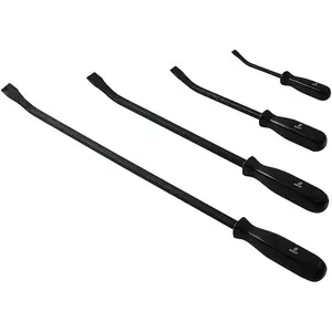 SUNEX TOOLS 9704 Pry Bar Set with Ergonomic Handles, 8" - 24", 4-Piece