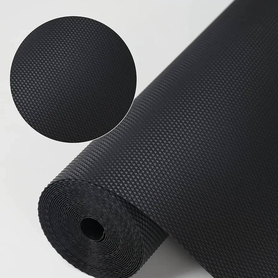 Thick Drawer Shelf & Cabinet Liner Roll, Strong Grip Non-Adhesive Liners for Kitchen Cabinets, Bathrooms, Easy Installation Ventilated Breathable Material