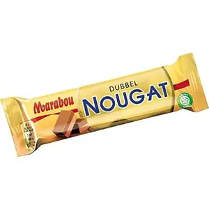 4 Bars x 50g of Marabou Dubbel Nougat - Double Nougat - Original - Swedish - Milk Chocolate