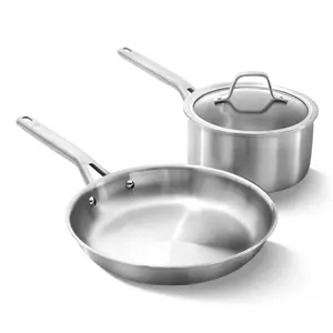 Calphalon 3pc Stainless Steel Cookware Set Calphalon 3pc Stainless Steel Cookware Set