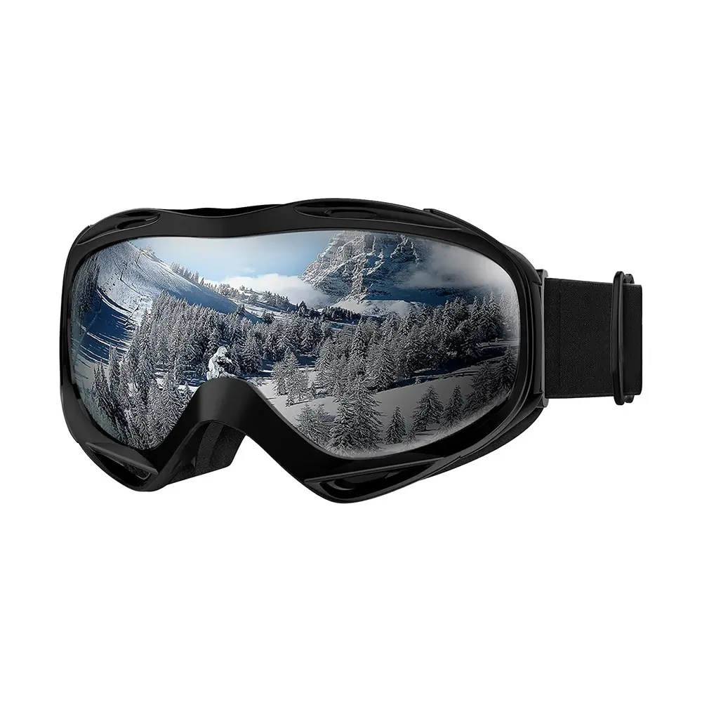 Ski Goggles - Over Glasses Ski/Snowboard Goggles for Men, Women & Youth - 100% UV Protection