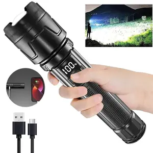 TikTokShopfalldealsforyou 2-in-1 POWER BANK FLASHLIGHT | Zoomable, USB Rechargeable, Super Bright| Camping, Emergency, Fishing, Security MUST-HAVE