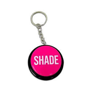 Shade Button Keychain