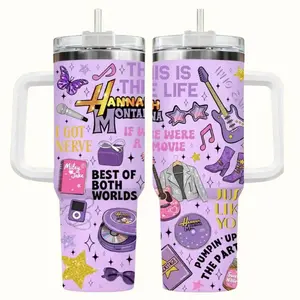 Hannah Montana 20th Anniversary 20oz 40oz Tumbler, Hannah Mug, Pop Star Tumbler, Girl Trip, Gift For Fan
