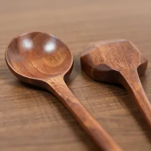 Japanese Style Wooden Spoon, Handmade Solid Wood Turtle Back Spoon, Soup Spoon Rice Spoon, Restaurant Home Use Wooden Spoons, Kitchenware