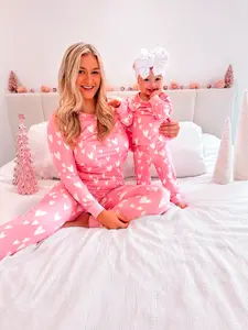 Valentines matching pajamas, mommy and me pajamas, matching valentines outfits