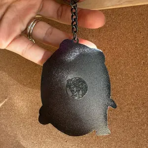 Texas SIZE Keychain - Unique Pig Design with Detailed Embossing for Personalized Accessory