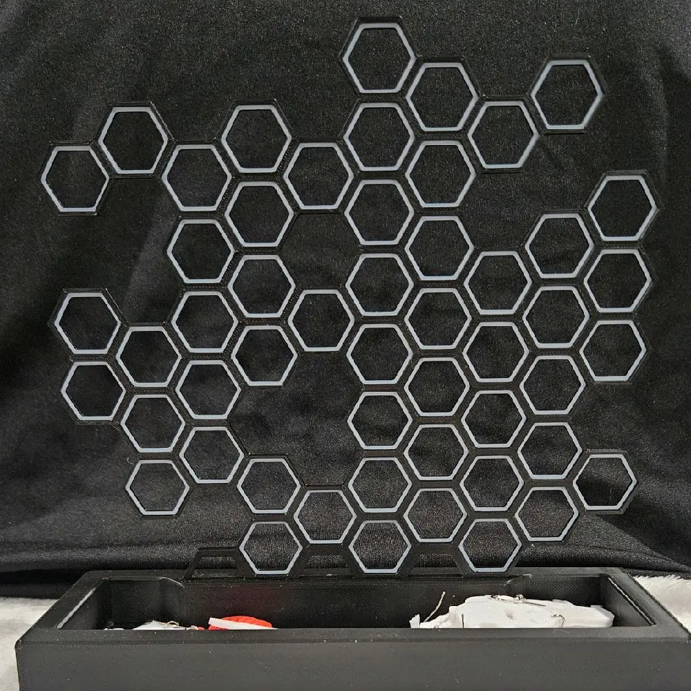 Honeycomb earring holder