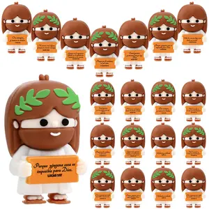 20/40 Pcs Little Mini Jesus Figures with Bible Verse Tiny Baby Jesus Christian Cute Jesus Loves You Religious Gift for Mother's Day End of School Year Graduation Teacher Appreciation Week Christian Student Family Church Party Favors Women Men Desk Decor