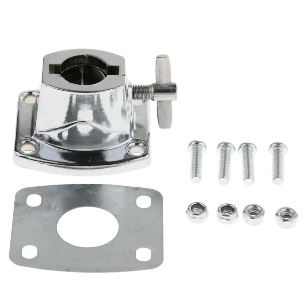 Replacement Floor Drum Leg Bracket for Bass Drum Parts Accessories, Chrome, Drum & Percussion Accessories