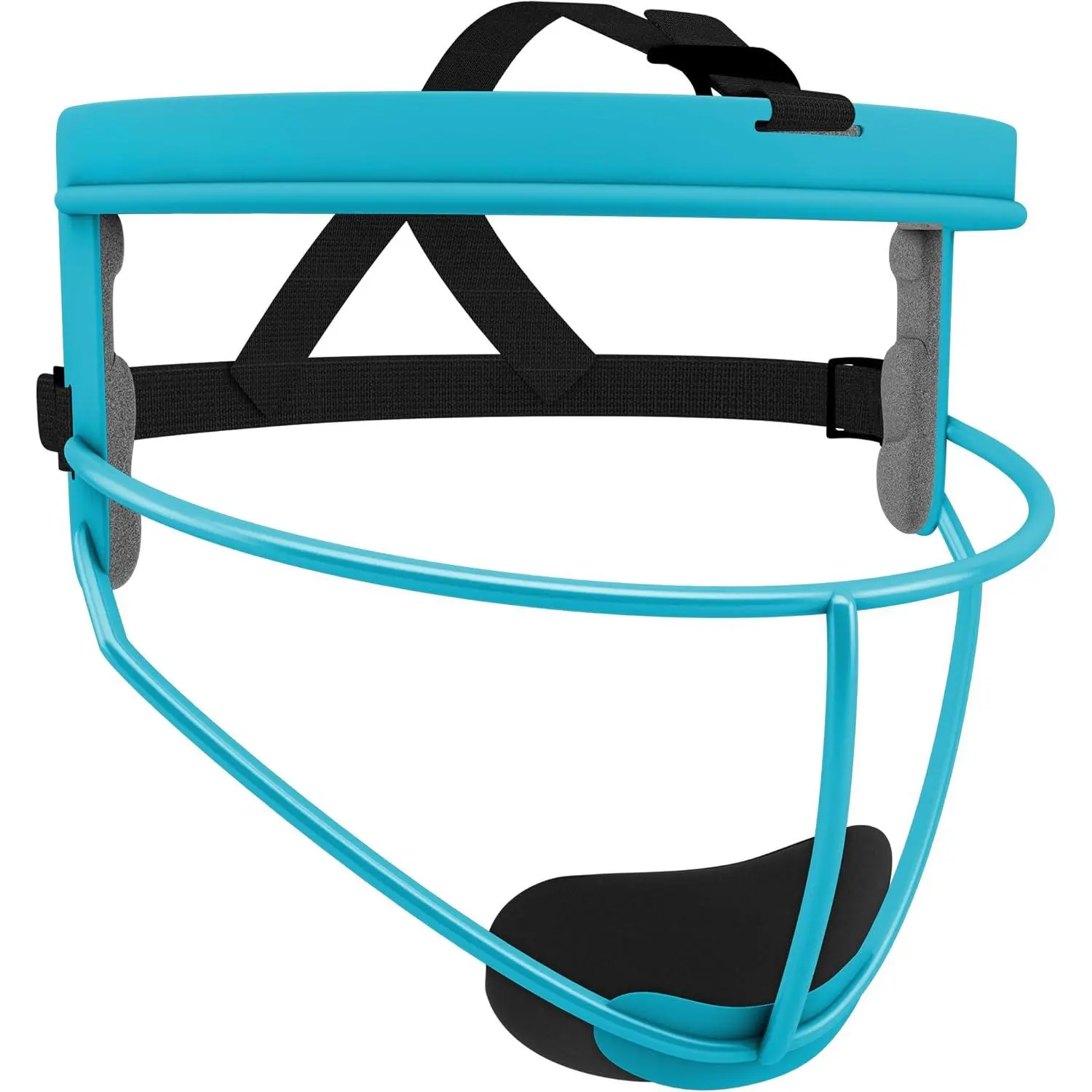 Original Defense Youth Softball Face Mask, Lightweight, Protective Fielder's Softball Face Shield with Ponytail Strap & Soft Foam Padding