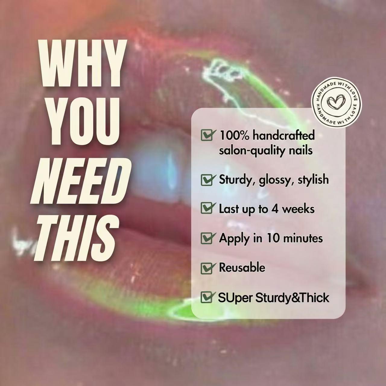 Her Apex Nails Coastal Breeze-Collection - Handmade Press-On Nails | Reusable, Salon-Quality, Long-Lasting, Glossy Design Her Apex Nails Coastal Breeze-Collection - Handmade Press-On Nails | Reusable, Salon-Quality, Long-Lasting, Glossy Design