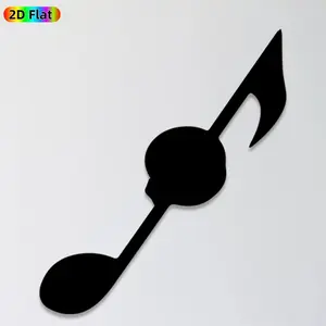 1pc Musical Note Metal Wall Art, Stylish Musical Note Statue Mural, Ideal Gift for Christmas, New Year, Music Decor Enthusiasts, Rust-Resistant Metal Wall Decor Wall Sculptures, Perfect for Living Room Wall & Garden Fence, Charming Home Decor