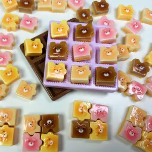 Mini Puzzle Bear Set DIY Charms and Crafts for Keychains and Clips
