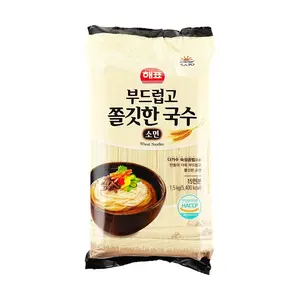 HAEPYO Korean Somen Noodles 1.5kg - Thin Wheat Noodles for Cold Noodles, Bibim Guksu, and Noodle Soups