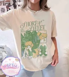 Tinker Bell Short N Sweet Shirt, Retro Tinkerbell Anime T-shirt