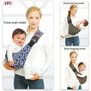 Comfortable Adjustable Ergobaby Baby Carrier Strap, Lightweight Ergonomic Carrier, Fits up to 45 Pounds, Easy-Adjust Front-Positioned Harness, Lightweight Travel Safety Belt