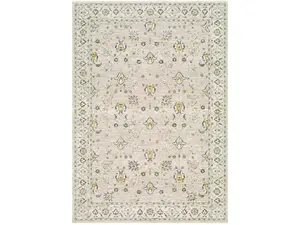 Livabliss Machine Woven Soft Rectangle Area Throw Rug (2 ft. x 3 ft., Model 2311-23) - Polyester Fiber, Medium Pile, Multi-Color, Indoor-Use Woven Fabric with Natural Charm, Soft Rug