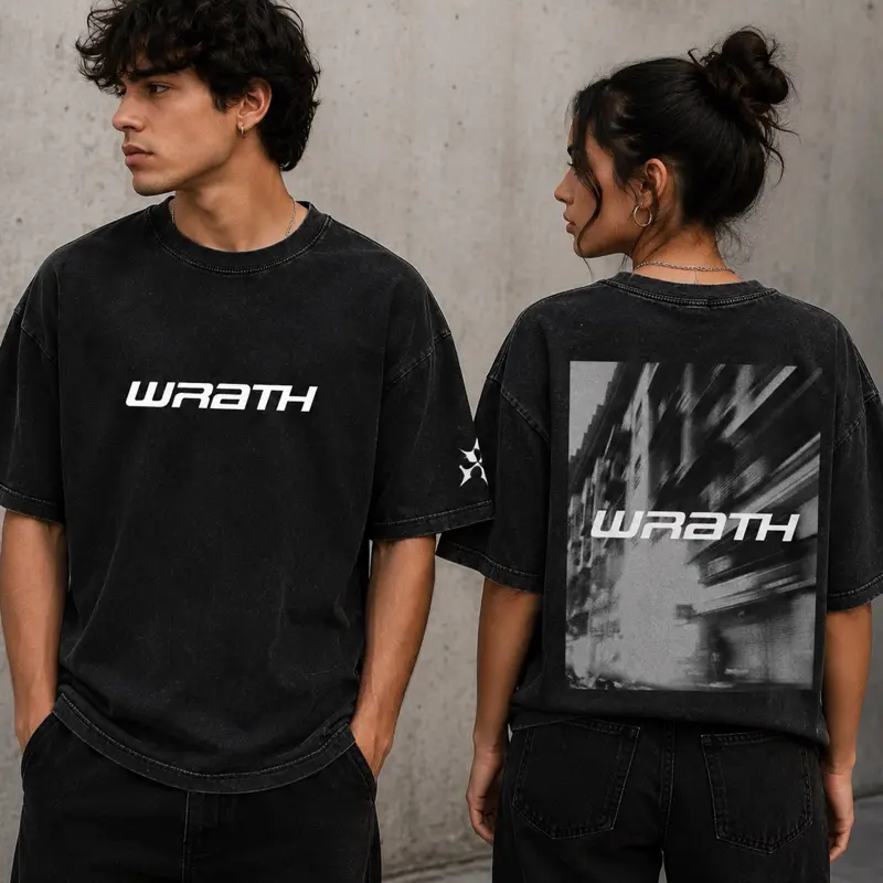 WRATH 001 Graphic Oversized T-Shirt