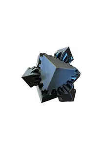 Gear Fidget Cube - Satisfying Stress Relief Desk Gadget with Smooth Spinning Gears for Focus Relaxation and Stress Relief Perfect for Home School or Office