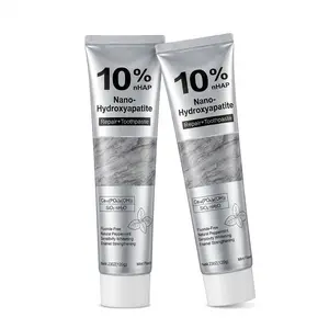 Nano-Hydroxyapatite Toothpaste 10% nHAP for Sensitive Teeth & Whitening Fluoride-Free Mint Flavor Suitable for Adults Oral Care Ideal for Sensitive Teeth Bright, Smooth Teeth outdoorfun