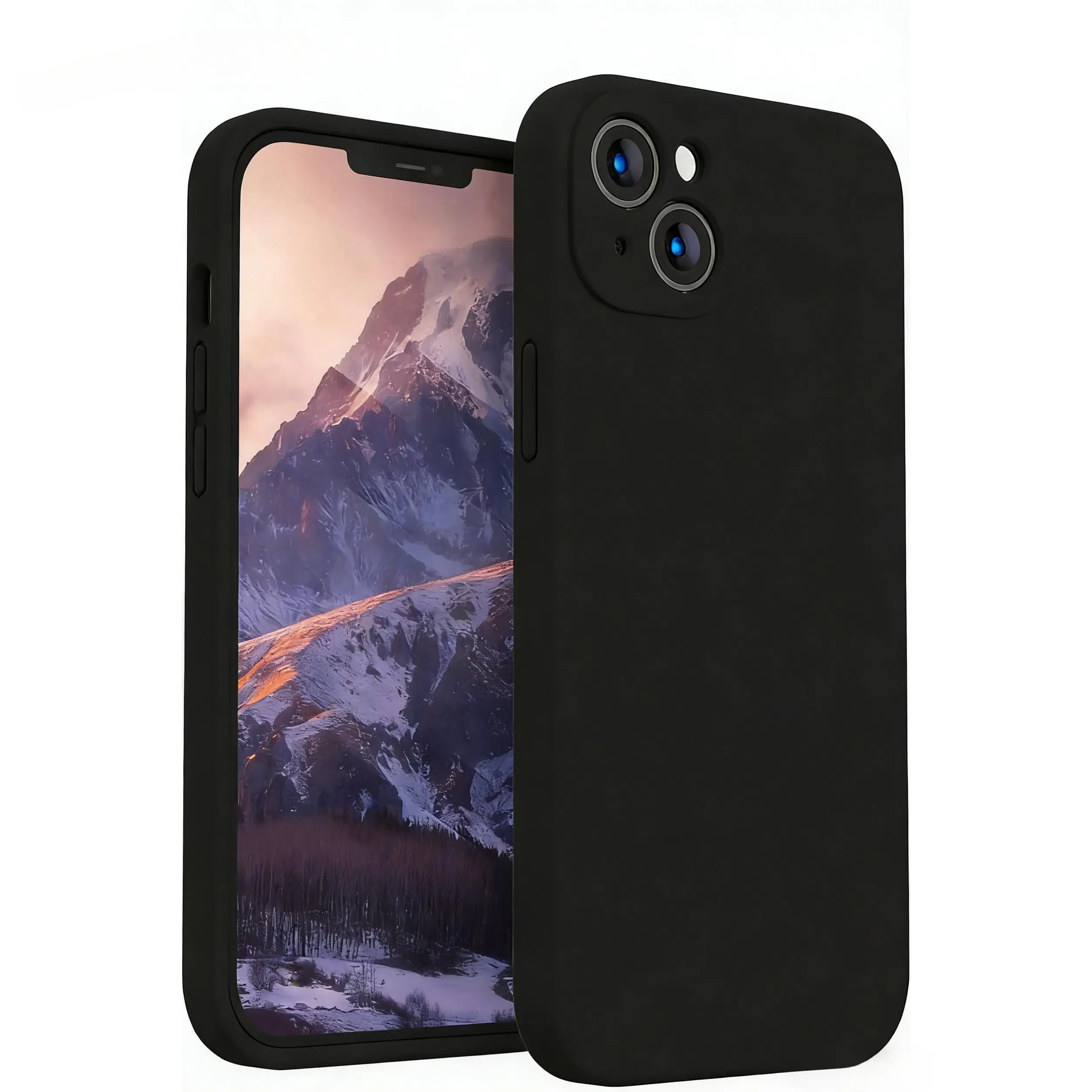 Aesthetic Soft TPU & Silicone Phone Case Cover - Shockproof Military Grade Drop Protector for iPhone 17/16/15/14/13/12/11 Pro Max, Plus, 16e - Gentle Anti-Scratch Cute Design Mobile Phone Accessory for Men, Accessories