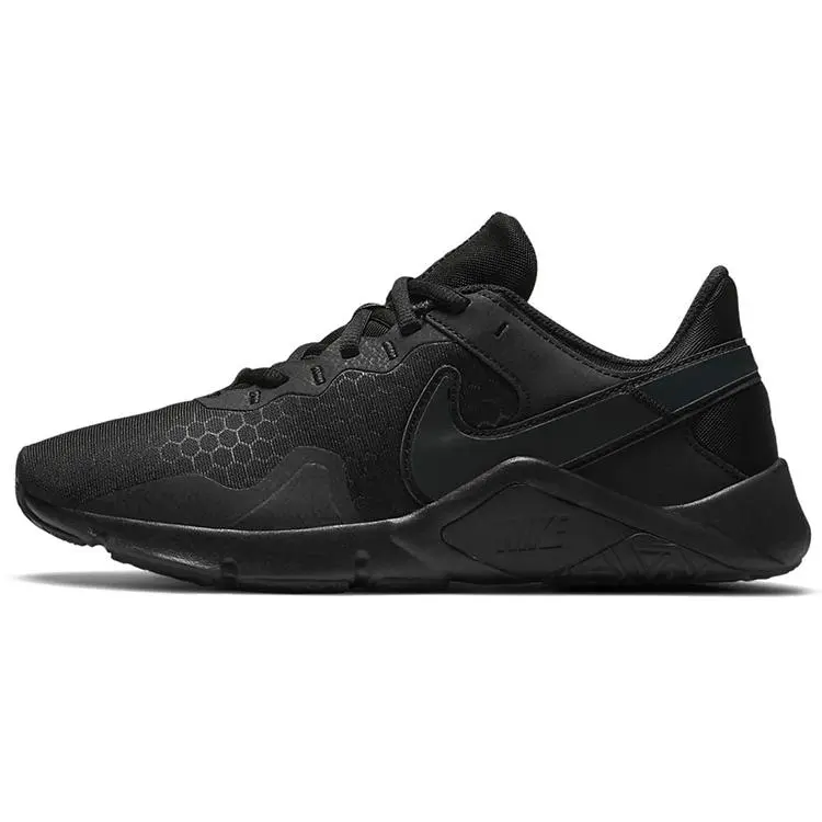 Nike Legend Essential 2 Triple Black Cushioned Durable Low Top Women's Sneakers CQ9545-002
