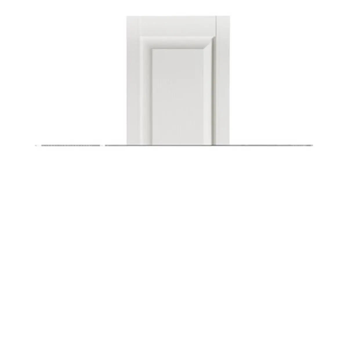 Perfect Shutters 212 MAIN Premier Raised Panel Affordable White Polypropylene Exterior Decorative Window Shutters - IR521547001, 15x47 in, Center Mullion, for Baby & Maternity Space Decoration, Value, Curb Appeal, 100% Color-Thru, Add Value, One-Piece, Ex