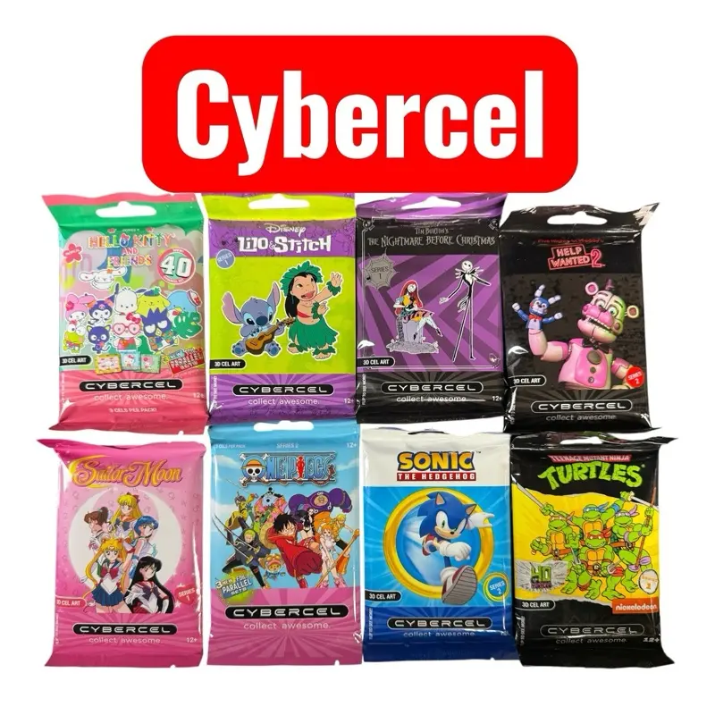 CYBERCEL Single Pack of 3 Cel art Cards - Pick Your Pack