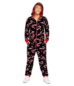 Men's Candy Cane Lane Jumpsuit