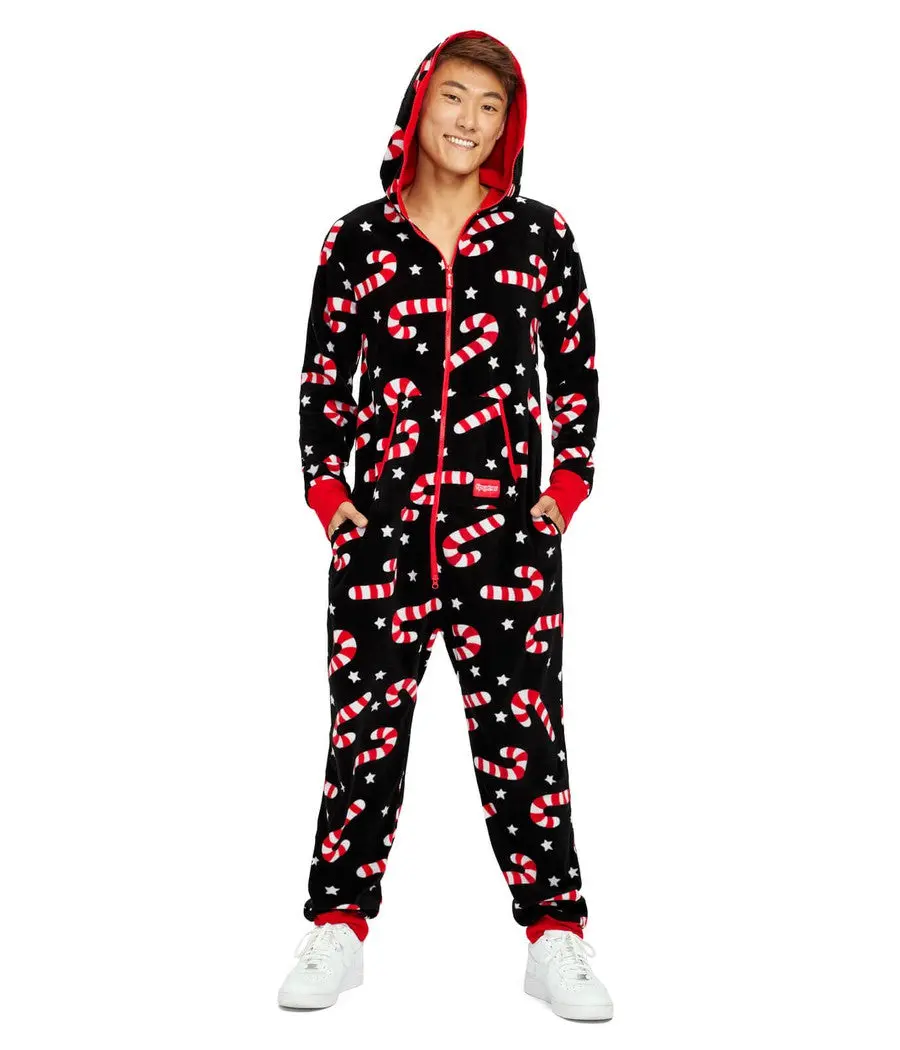 Men's Candy Cane Lane Jumpsuit
