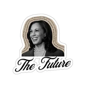 The Future Kamala Harris Kiss-Cut Stickers Decor Decorative Smooth