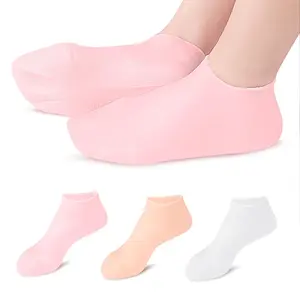 Sebs Boat Socks Socks Exfoliating Foot Protection Socks Foot Skin Care Elastic Gel Silicone Moisturizing Socks