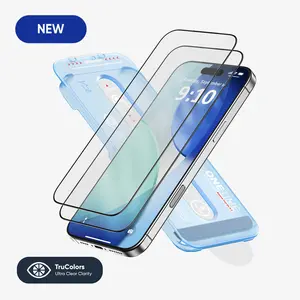 NanoArmour ONETIME 2-Pack Ultra Clear Infinity Edge Case-Friendly – iPhone 17 Series