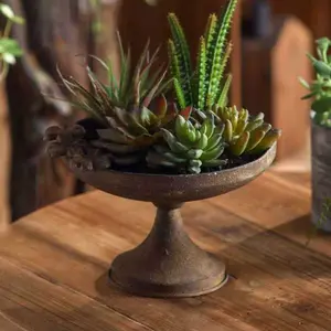 American Retro Flowerpot with Creative Double-Handle Design, Home Decoration for Living Room, Tabletop Ornaments, Garden and Villa Settings