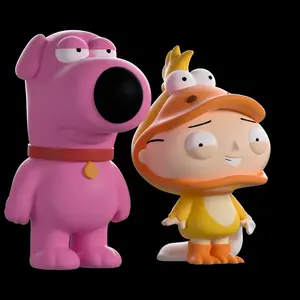 Family Guy Brian & Stewie Action Figure Collectible Figure Decor | Halloween & New Year Gift Desktop Decoration Cute Figures