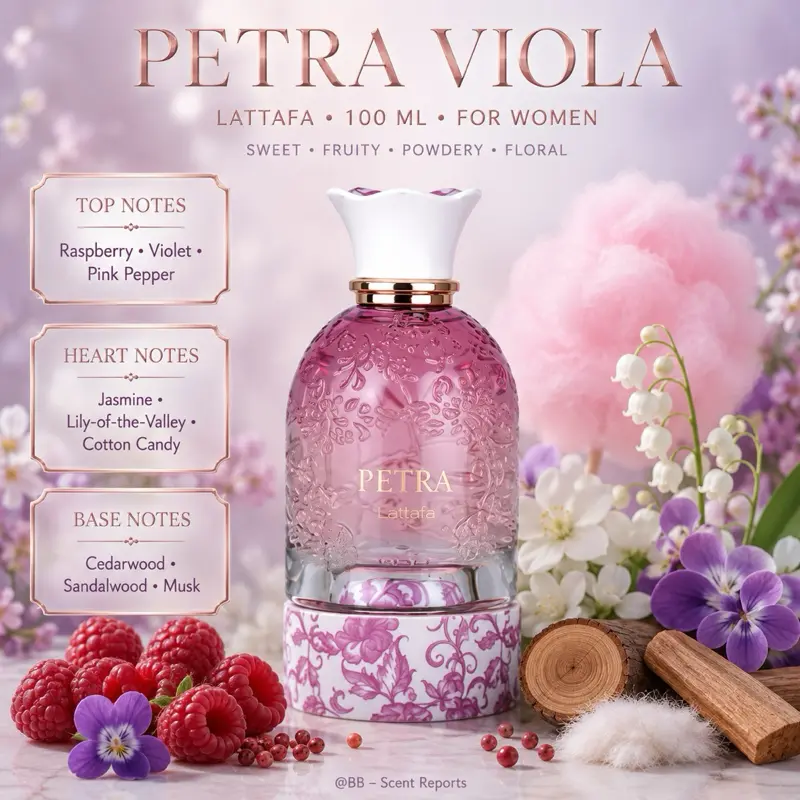 Lattafa Petra Viola EDP 100ml For Women