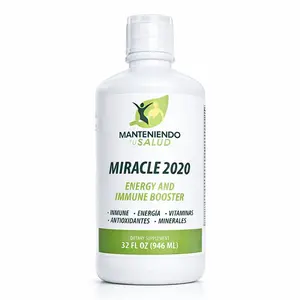 Manteniendo Tu Salud Miracle 2020 Liquid Multivitamin, with A,C,D and B-Complex, 32oz Dietary Supplement