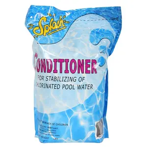 212 MAIN Splash Chlorine Stabilizer, 8 lbs Pouch of 100% Cyanuric Acid to Make Chlorine Last Longer in Swimming Pools and Spas, Pool, Spa