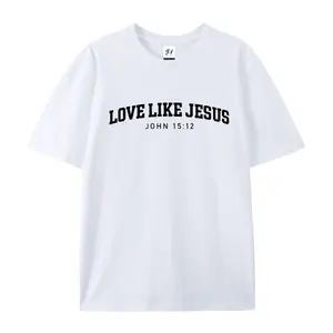Men's Letter Pattern Printed T-Shirt