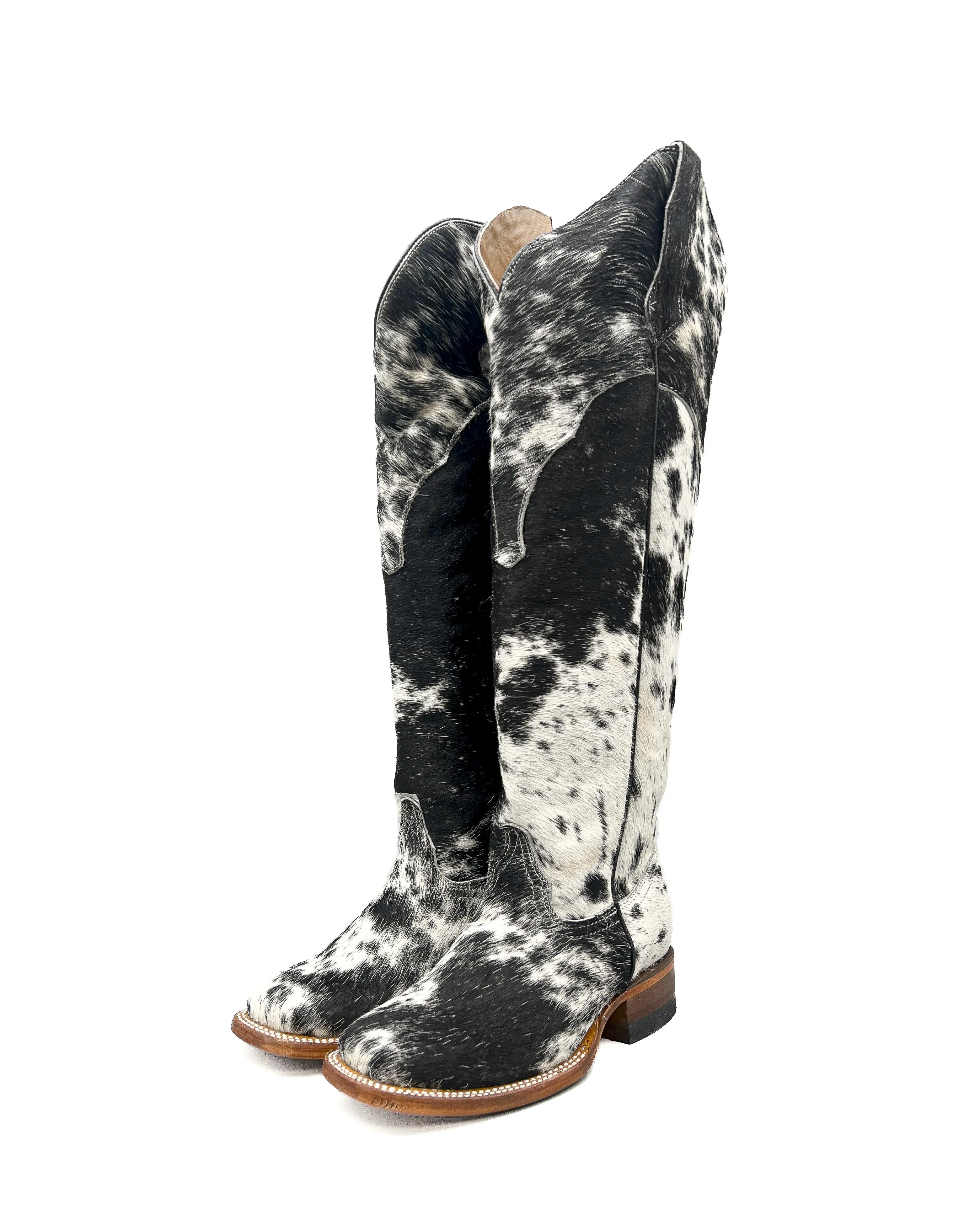 Cowboy Boot Cowhide Tall Square Toe Cowboy Boot Cowhide Tall Square Toe