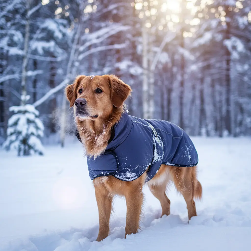 Alpine-Elite Cozy Reflective Coat: Medium to Large Dogs