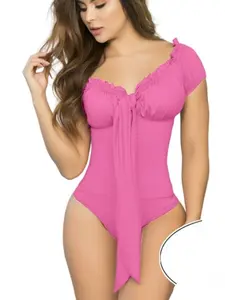 4626 Top Basic Bodysuits Control Thong Body's Con Faja de Mediana Tanga Compresion Pantyblusa Compression Shapewear for Minimalist Womenswear