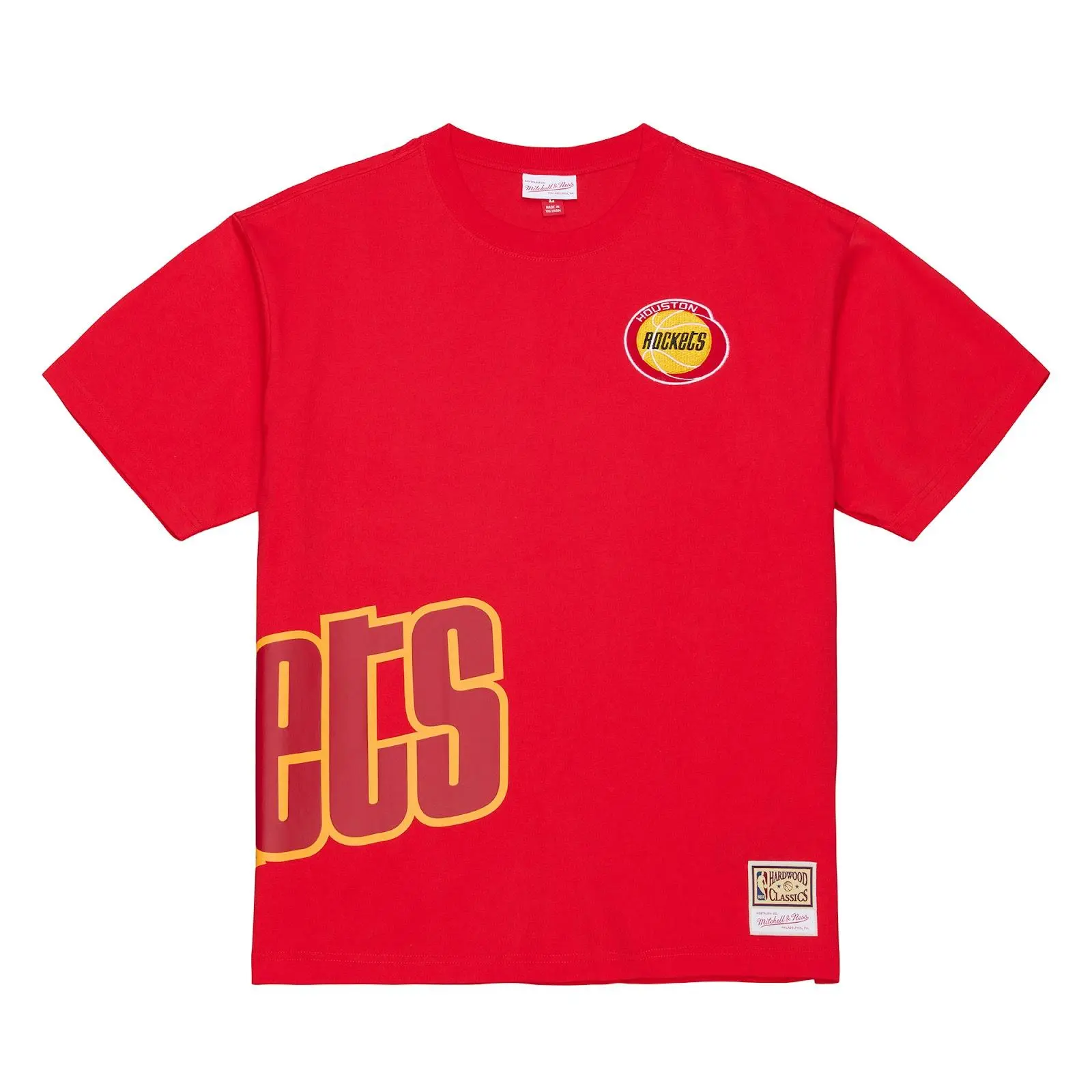 Houston Rockets Red Playoff Win Premium T-Shirt NBA Throwback Tee Graphic Vintage Fan Gear Mitchell & Ness