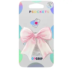 Lovely Pink Bow Phone Grip Magsafe, Cute Bow Phone Grip Holder, Funny Phone Holder, Cartoon Animal Kindle Grip, Gift for Girls Boys