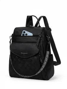 Backpack Purse for Women Fashion Leather Backpack Designer Ladies Shoulder Bag Convertible Tote Backpack Small Travel Backpack Quilted Casual Daypack