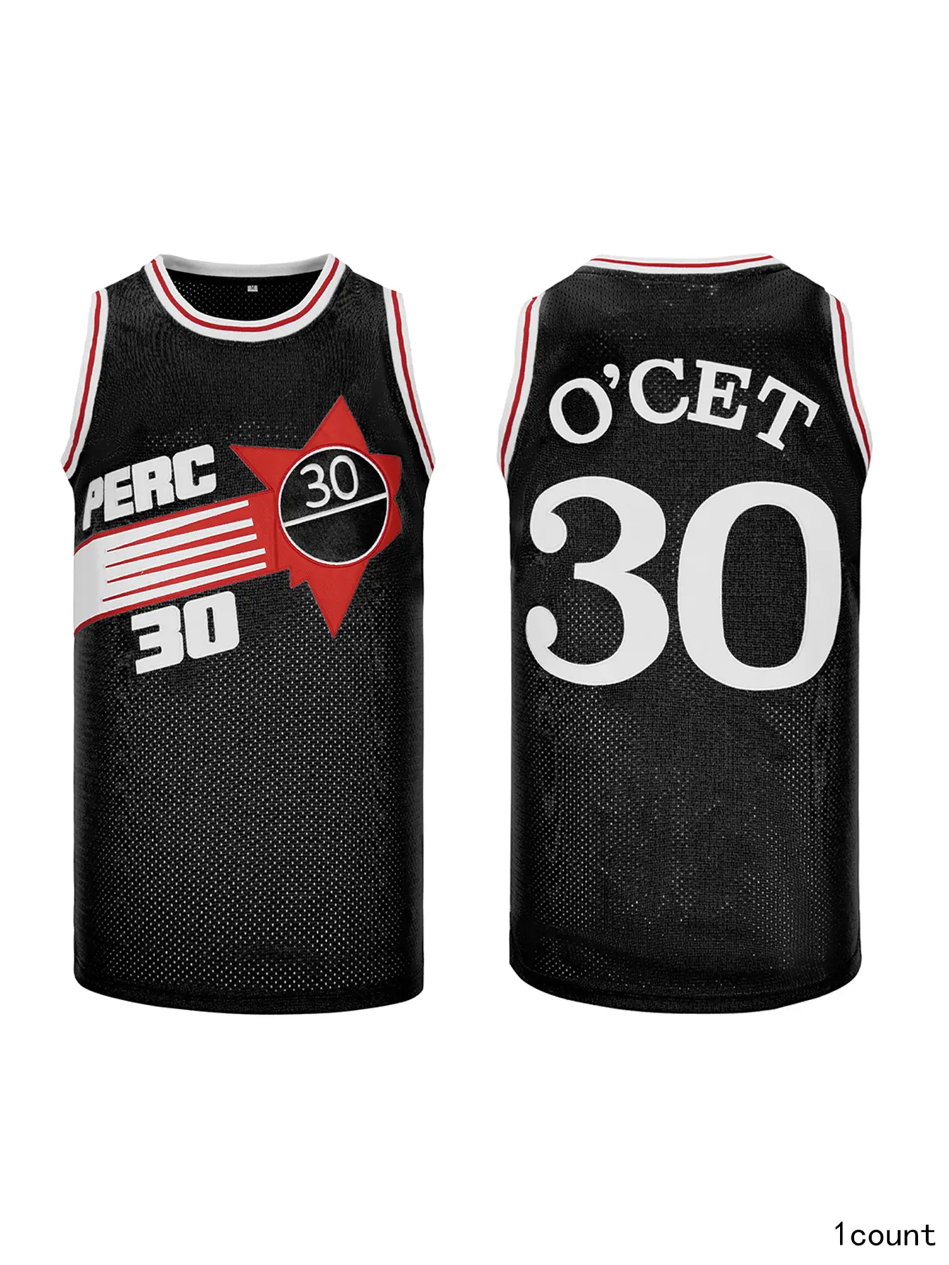 Embroidered Basketball Jersey - Quick-Dry Polyester Sleeveless Sport Top, Breathable Top, Loose Cut for Easy Movement, Perfect Fan Gift, Quick-Dry Keeps You Fresh, Embroidered Jersey, Active Tops